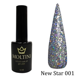 Moltini, Гель-лак New Star 1 Moltini, Гель-лак New Star 1